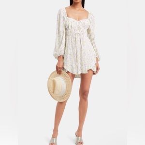 For Love & Lemons Strudel Floral Mini Dress - like new